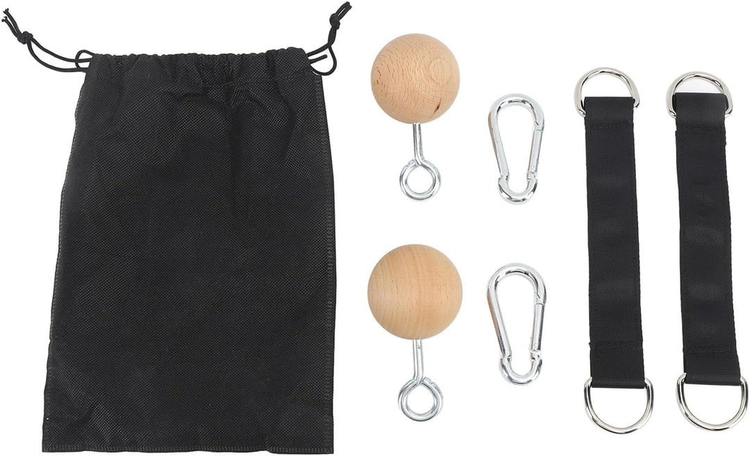 Holz Klimmzugbälle, rutschfeste Handgriffe, Krafttraining Geräte, Pull-Up Training für Fitness, Boul