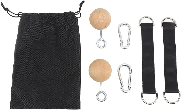 Holz Klimmzugbälle, rutschfeste Handgriffe, Krafttraining Geräte, Pull-Up Training für Fitness, Boul