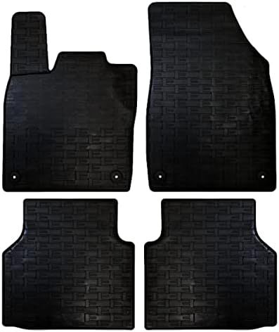 edecor Gummifussmatten Automatten Gummimatten Gummi Fussmatten Satz Set für VW ID. 5 ab Bj. 2022