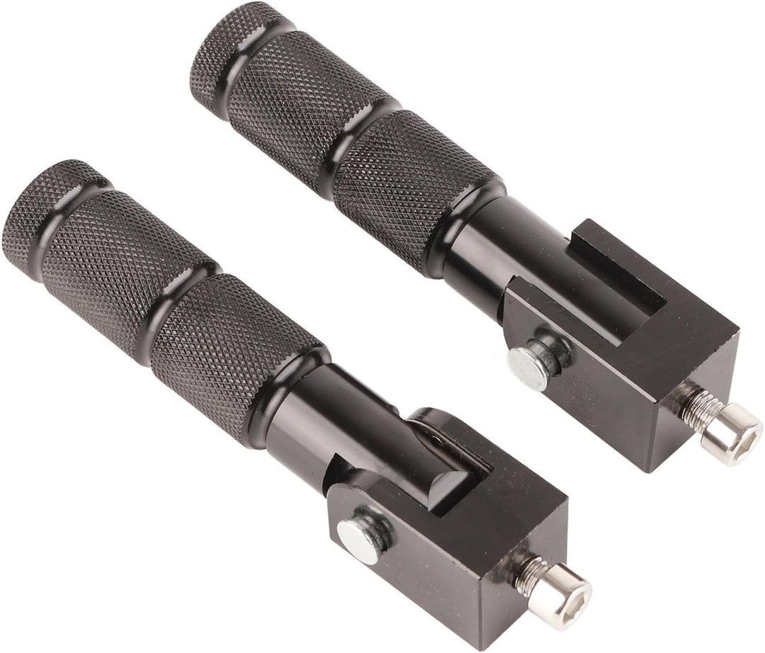 Fussrasten Pedale Auflager Motorrad Fussstütze Pedal 2St. Aluminium Pedale für Motorrad Elektroauto