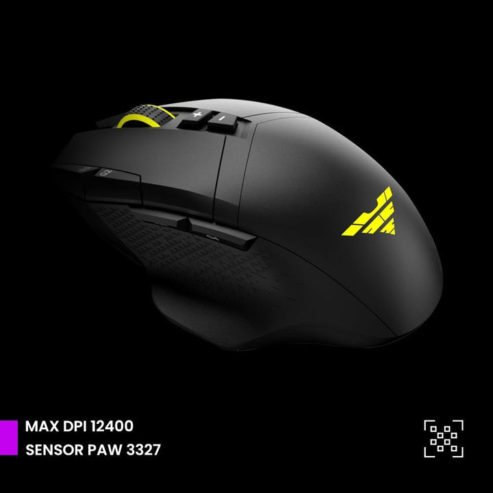 PREYON Falcon Kabel gebundene Gaming-Maus mit RGB-Hintergrundbeleuchtung und Geflochtenem Kabel - Co