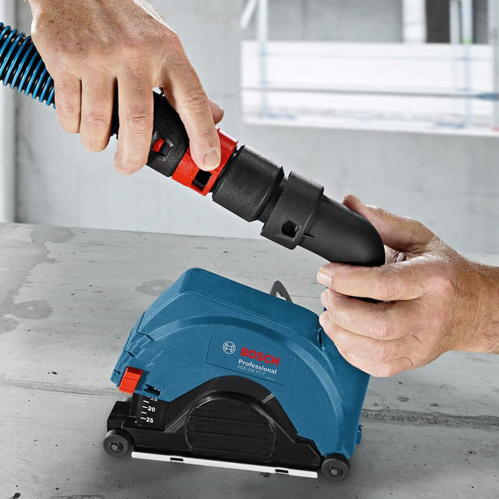 Bosch Professional Absaughaube GDE 230 FC-S (230 mm Trennscheiben-Ø, 60 mm max. Schnitttiefe, Montag