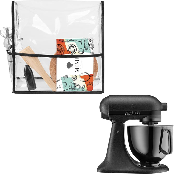 kwmobile TPU Hülle transparent kompatibel mit KitchenAid 4,3-4,8 Liter - mit 3 Fächern - Küchenmasch