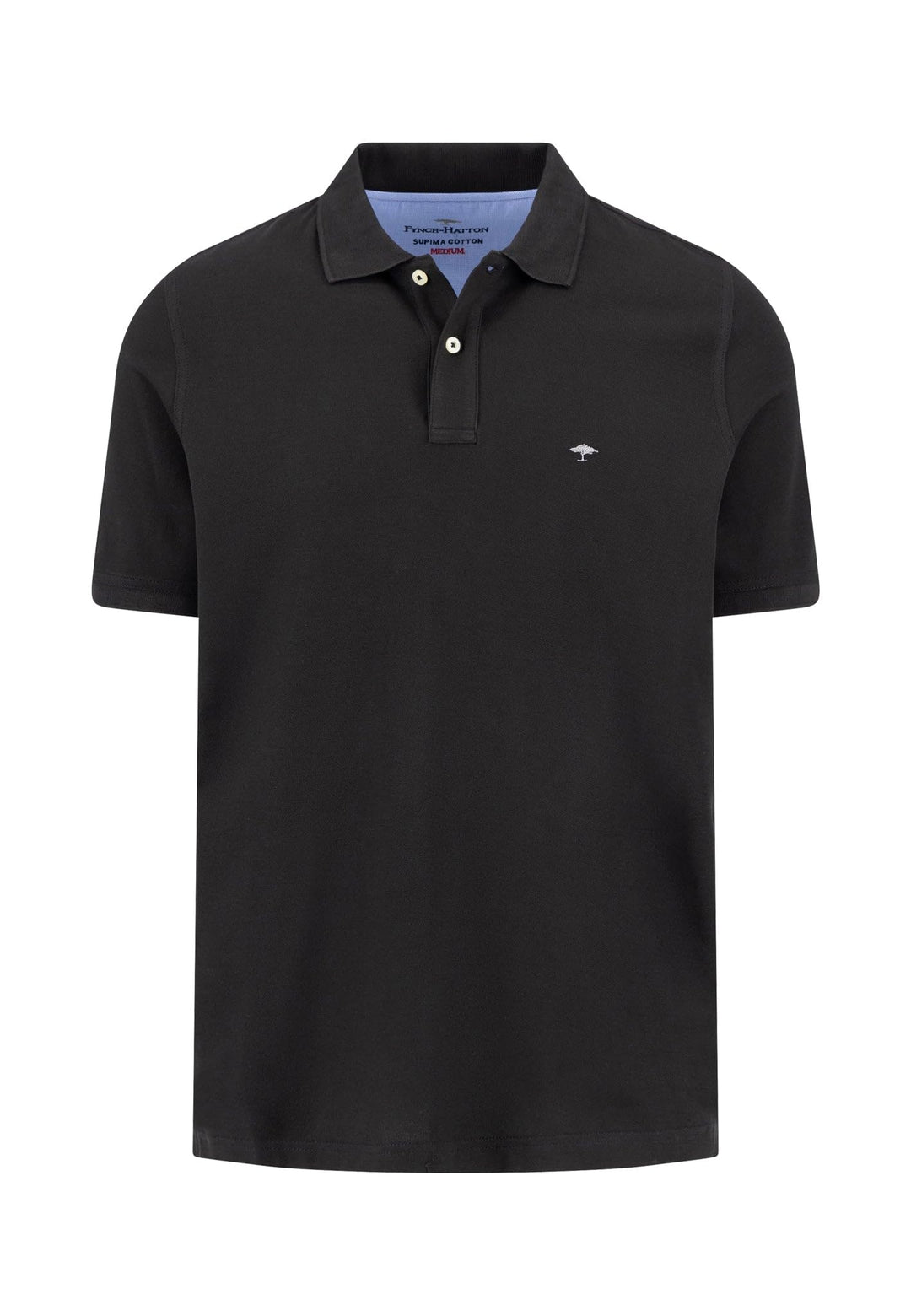 FYNCH-HATTON Klassisches Poloshirt aus Premium Cotton S Schwarz, S Schwarz