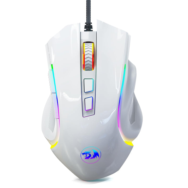 Redragon M602 Gaming Maus RGB Beleuchtet, 7200 DPI, 7 Tasten, 7 Beleuchtung Modis Programmierbar mit