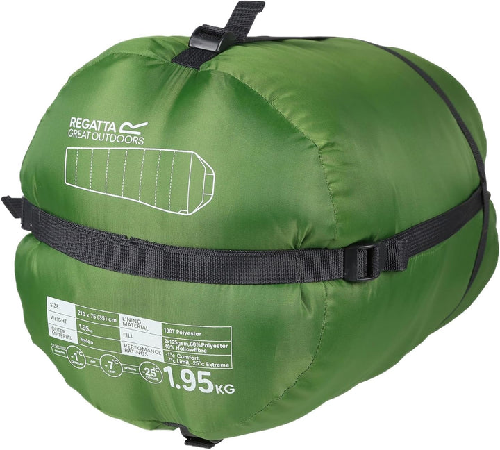 Regatta Montegra 300 Herren-Schlafsack aus Polyester Alpine Green Einheitsgrösse, Alpine Green Einhe