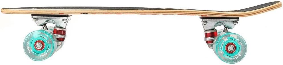 FunTomia Mini-Board Cruiser Skateboard 57cm aus 7-lagigem kanadischem Ahornholz inkl. ABEC-9 Kugella