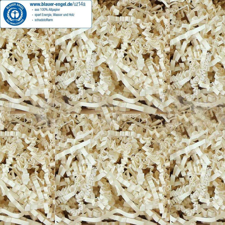 5 KG PresentFill® Füllmaterial Chamois - umweltfreundliches Polstermaterial aus 100% Recycling Papie