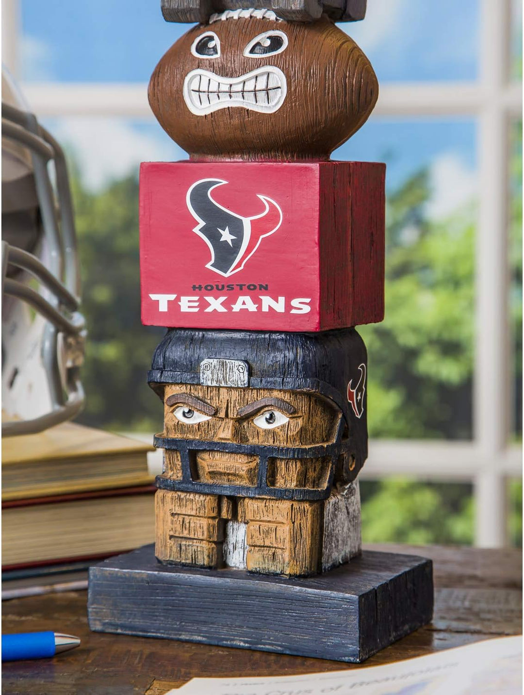 Team Sports America NFL Unisex NFL Tiki Totem Houston Texans 41 cm Houston Texans, Houston Texans 41
