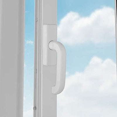 SCHÜCO Fenstergriff Getriebe- Handhebel als 3er Sparset I Schüco Getriebegriff | | Fensterprofilsyst