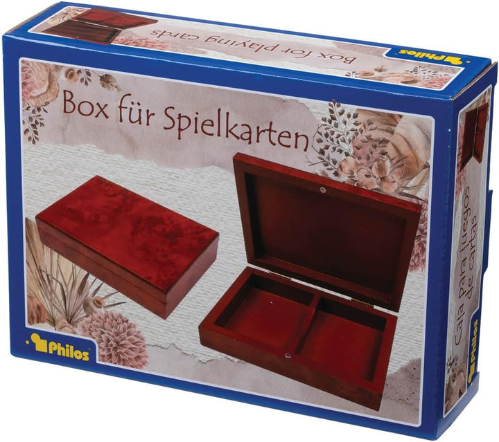 Philos 6650 - Box für Spielkarten (ohne Inhalt), Aufbewahrungsbox