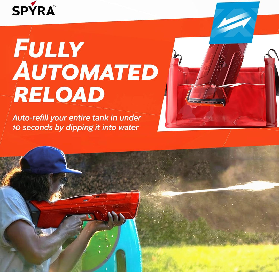 SpyraFour – Premium Wasserblaster für maximale Leistung, mehr Reichweite, mehr Tank, mehr Power, Ada