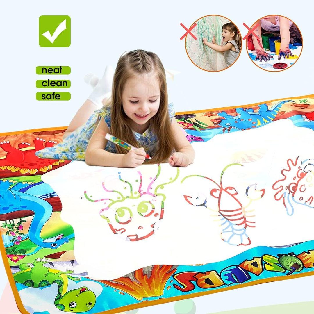 ALLCELE Wasser Doodle Matte Kinder ab 1 2 3 4 5 6 7 Jahre, Jungen Madchen Kinder Geschenke für Spiel