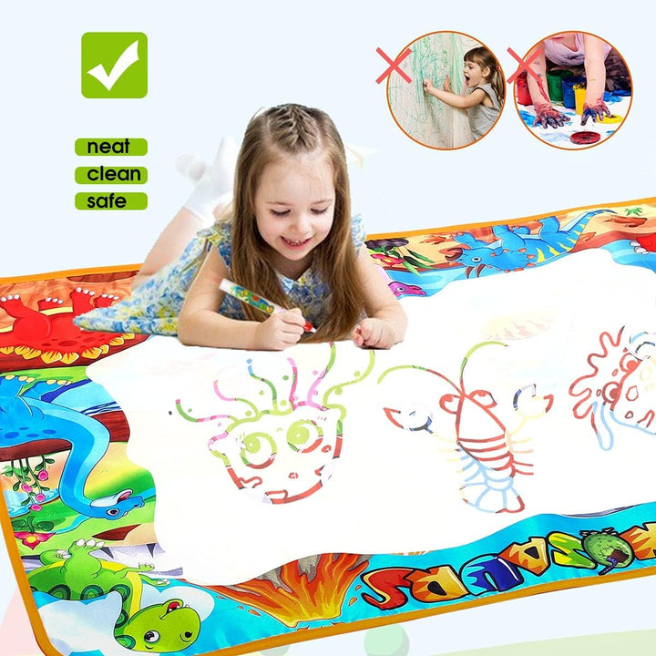 ALLCELE Wasser Doodle Matte Kinder ab 1 2 3 4 5 6 7 Jahre, Jungen Madchen Kinder Geschenke für Spiel