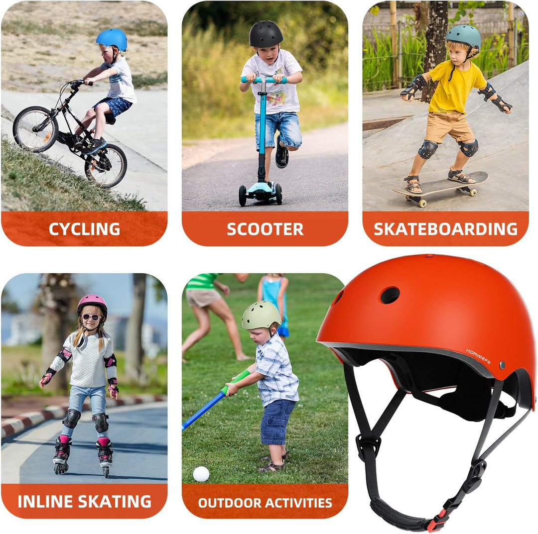 KORIMEFA Kinder Fahrradhelm Kinderhelm Skaterhelm Verstellbar für 3 Jahre Junge CE-Zertifizierung fü