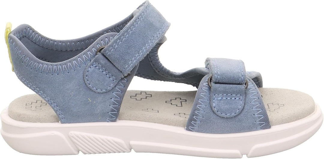 Superfit Jungen PixieSandale 32 EU Blau Gelb 8010, 32 EU Blau Gelb 8010