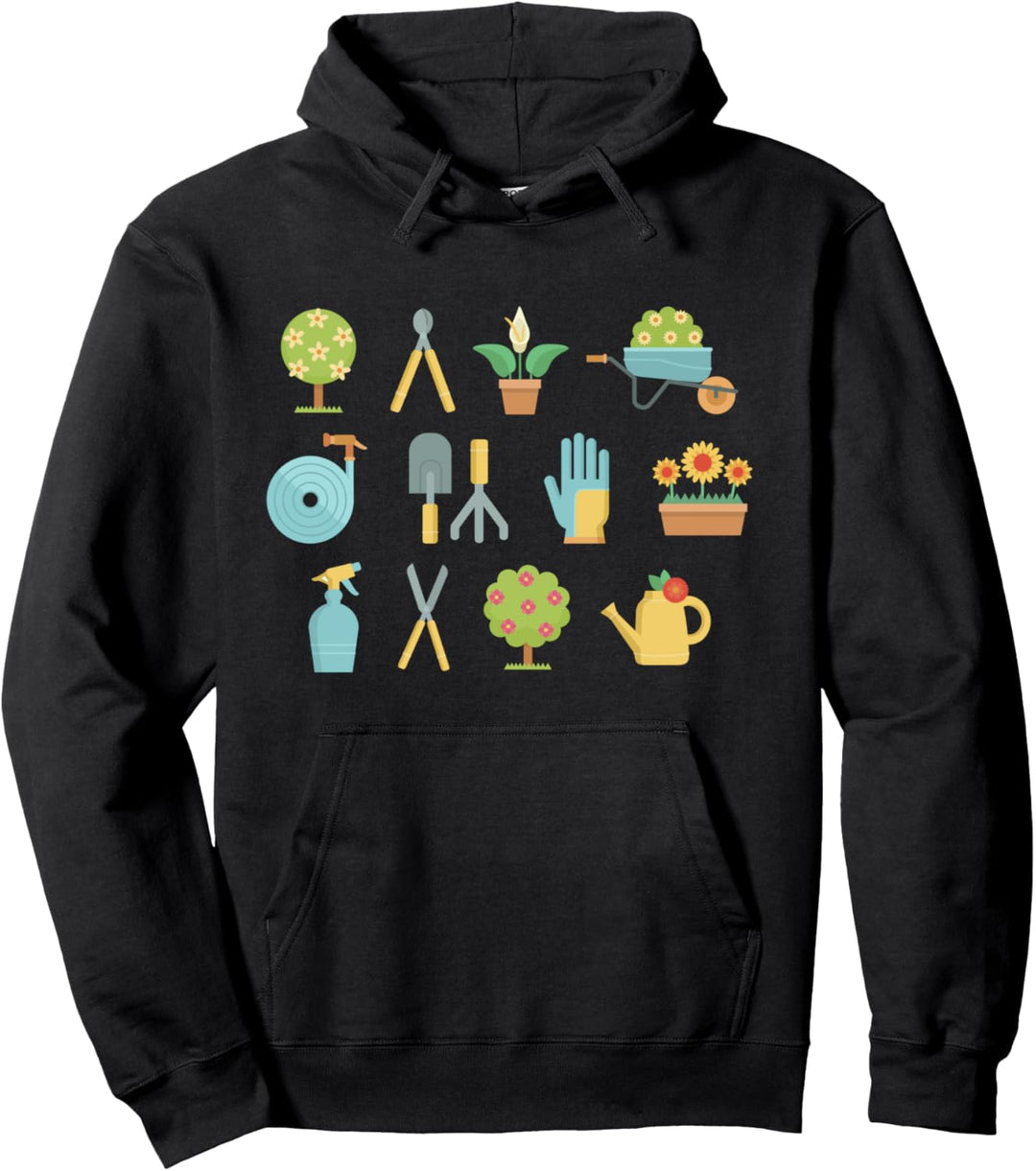 Garten Werkzeuge Gartenarbeit Geschenk für Gärtner Pullover Hoodie