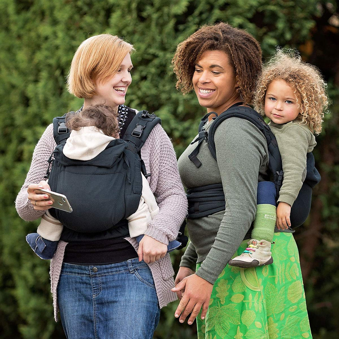 HOPPEDIZ® NABACA® Komfort-Modultrage, Basic-Set London grau-schwarz, London grau