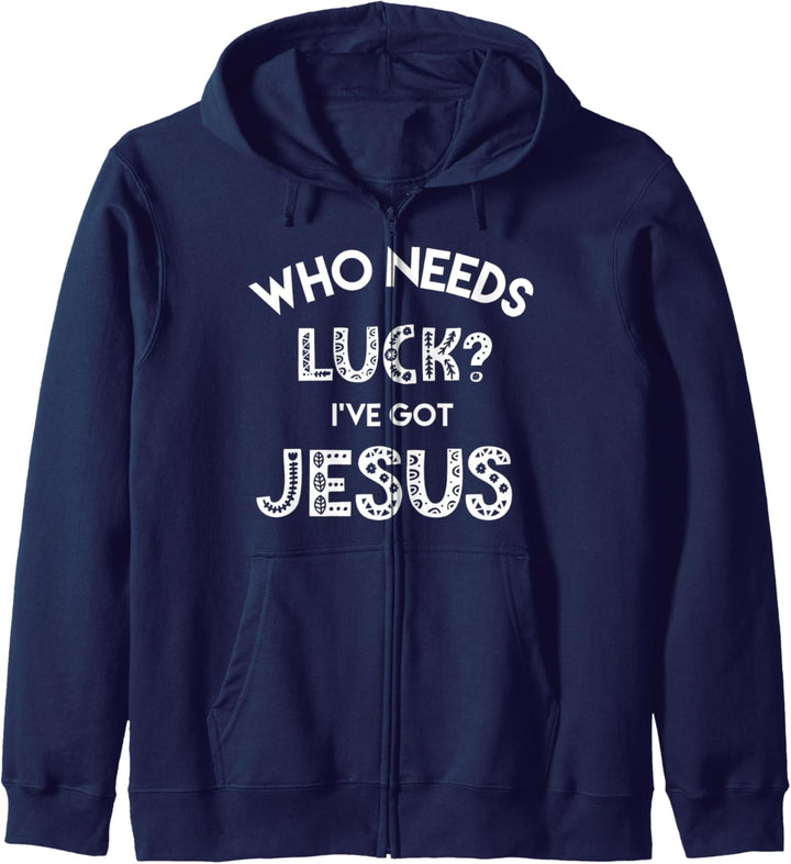 Christian St Patrick's Day Blessed I've Got Jesus Kapuzenjacke