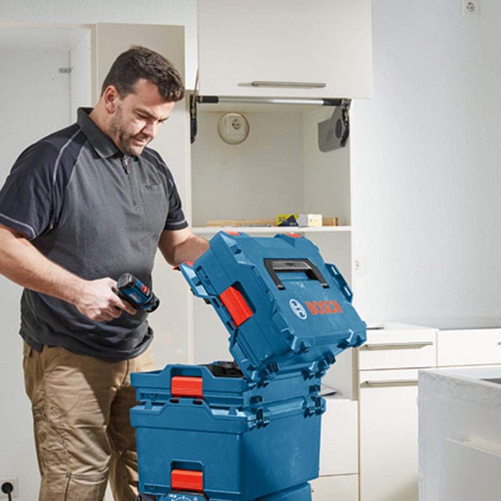 Bosch Professional Handwerkoffersystem L-BOXX 102 (Belastbarkeit bis 100 kg) + 12-tlg.-Einsatzbox-Se