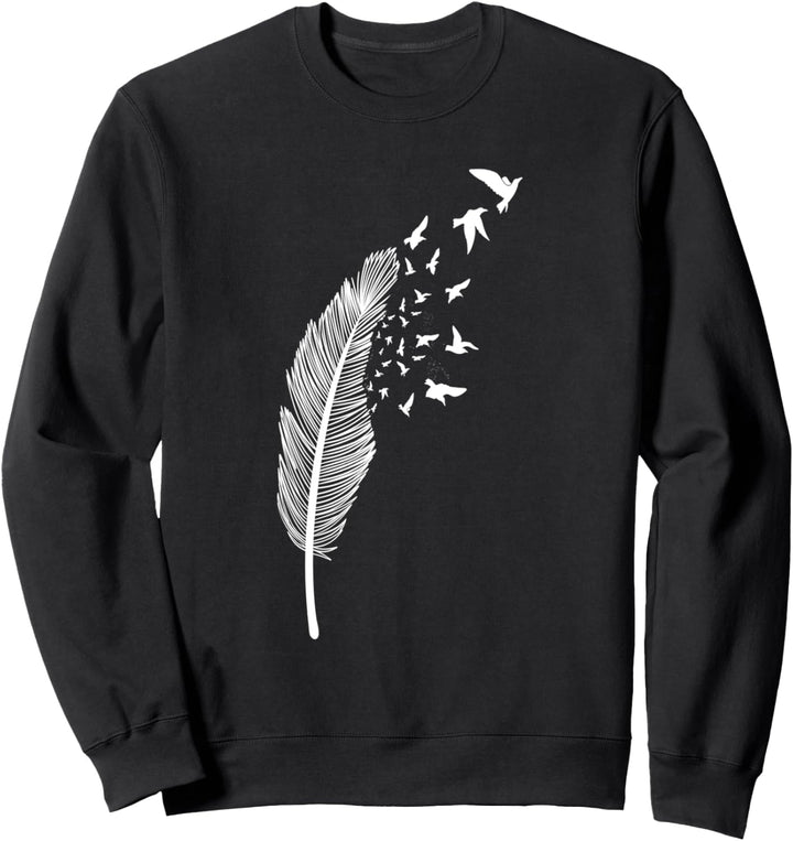Vogel und Feder Sweatshirt