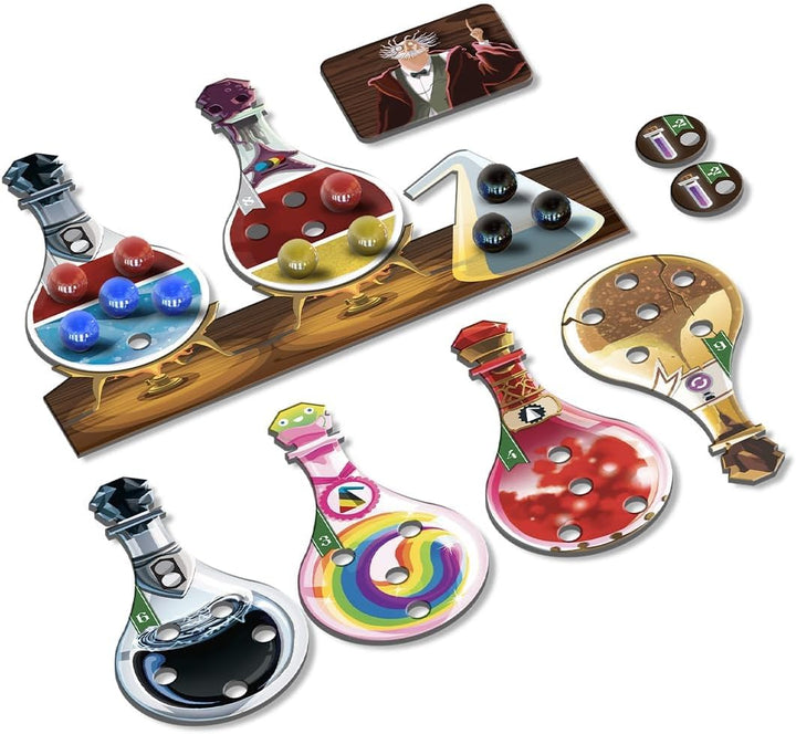 Potion Explosion Board Game | Fun & Strategic Family Game for 2-4 Players | Ages 8+ | 30-45 Min Play