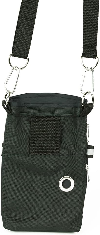 Mit Wunschname möglich. Schultertasche, Hüfttasche, Leckerlitasche für Hunde, Futtertasche mit Magne