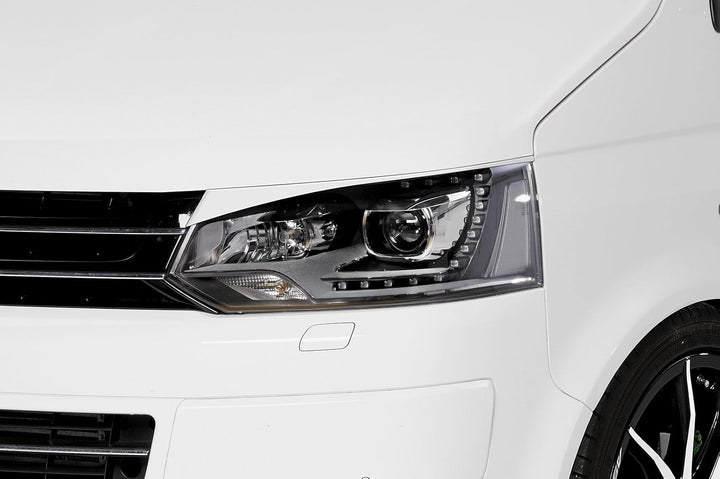 CSR-Automotive Scheinwerferblenden Kompatibel mit/Ersatz für VW T5 Bus SB240