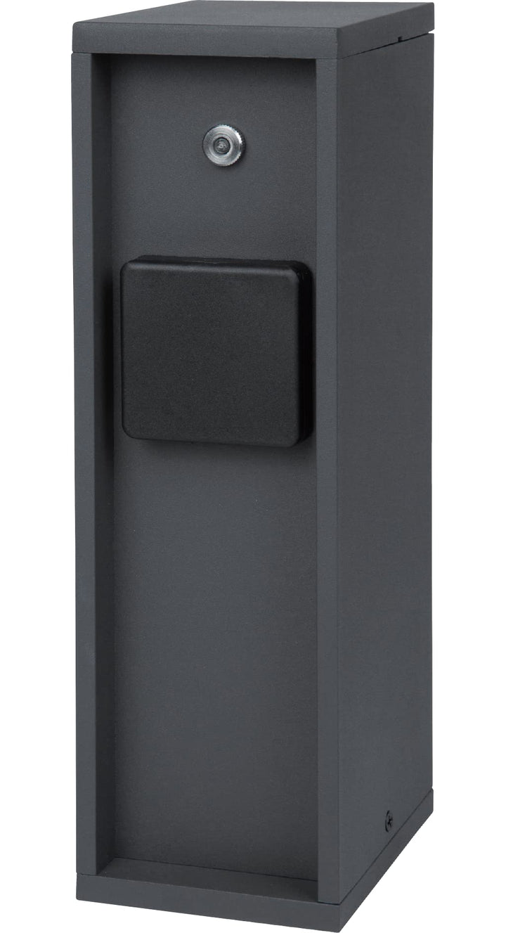 Bold 19400 Pado Aussen-Steckdose-Garten Steckdosen-Säule 3-Fach Stecker in Anthrazit (Lichtsensor |