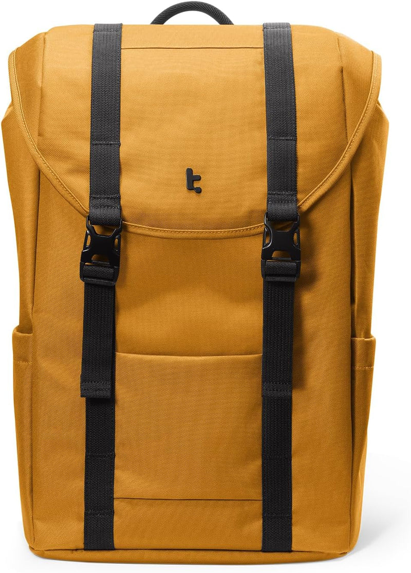 tomtoc Laptop Rucksack für Damen Herren, Vintage Tagesrucksack Daypack Casual Backpack mit 22 Liter