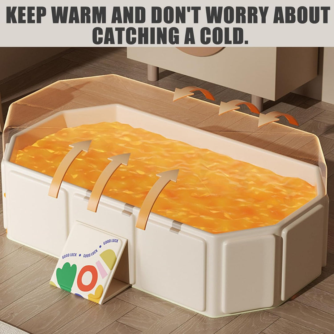 Babybadewanne Faltbar Badewanne für Kinder,Tragbare Badewanne Kinder für 0–8 Jahre,Grosse Kleinkindb