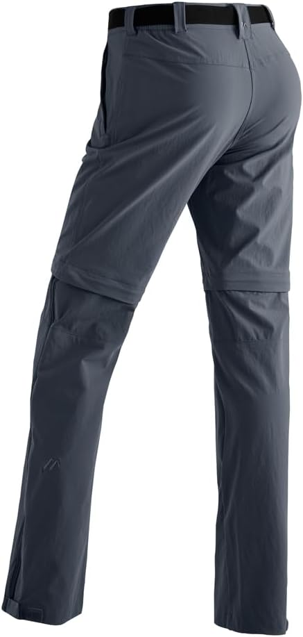 maier sports Damen Hose Zipp-off Kama 22 Graphite, 22 Graphite