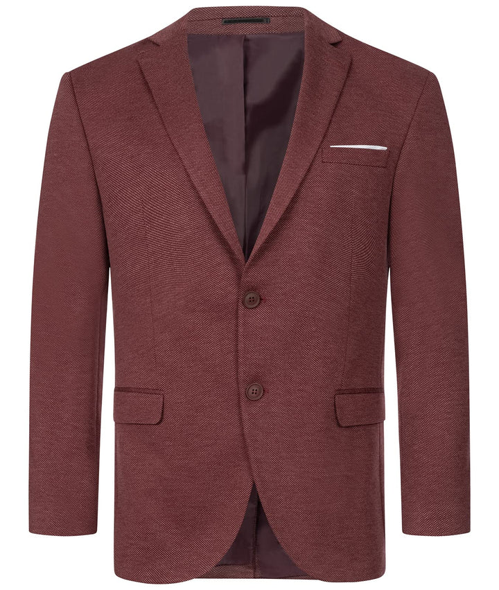 Herren Sakko Blazer IJS-102, S Weinrot