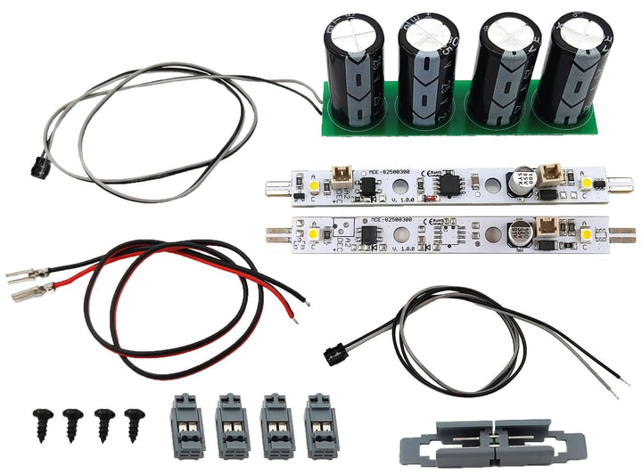 ML-Train Beleuchtungs-Set mit LED-Lichtleiste analog/digital - Für die Innenbeleuchtung in Personenw