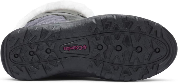 Columbia Ice Maiden II WP wasserdichte Schneestiefel für Damen 35.5 EU Shale Dark Raspberry, 35.5 EU