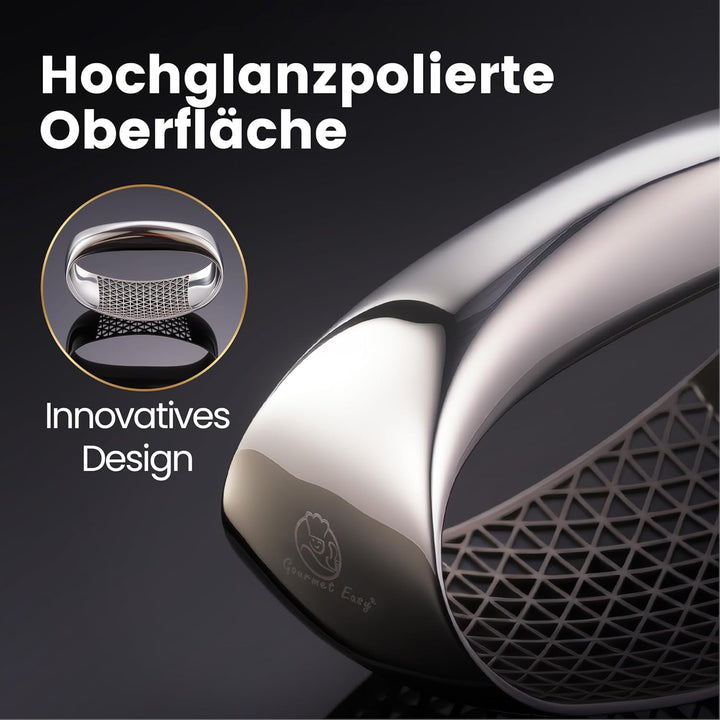 Knoblauchpresse – Knoblauch Wippe mit innovativer 3D-Schneidefunktion | Müheloses Pressen & Einfache