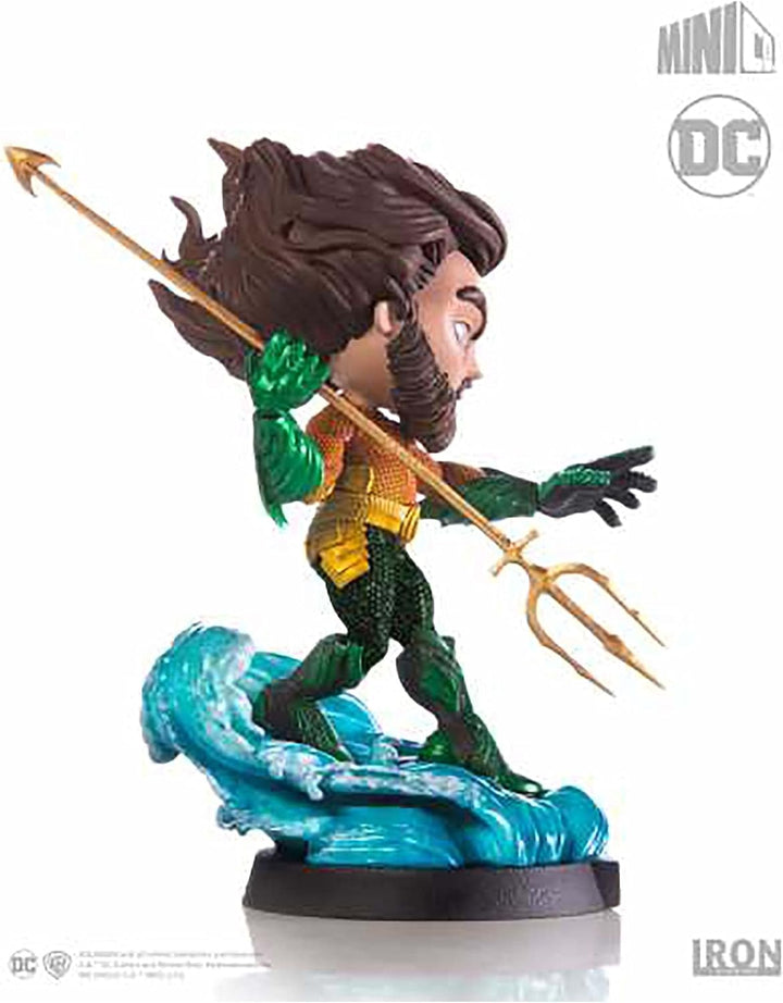 Minico ismh0008 Sammelfigur Aquaman, handbemalt, mit Sockel, ca. 20 cm, Mehrfarbig