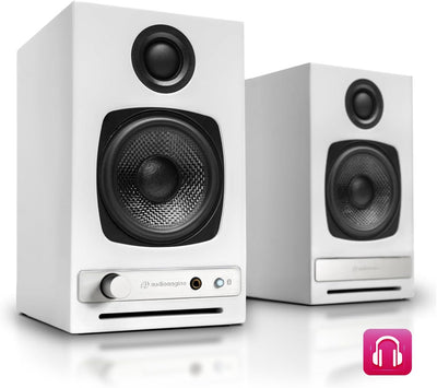 Audioengine HD3 Wireless Speakers mit Bluetooth - 60W Verkabelt Computer-Lautsprecher für Desktop-Mo
