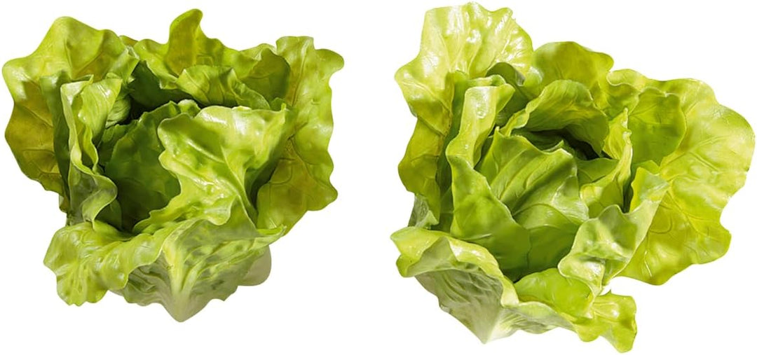 Deko Dummy Römersalat grün Lebensmittel-Attrappen Dekoration 16 cm