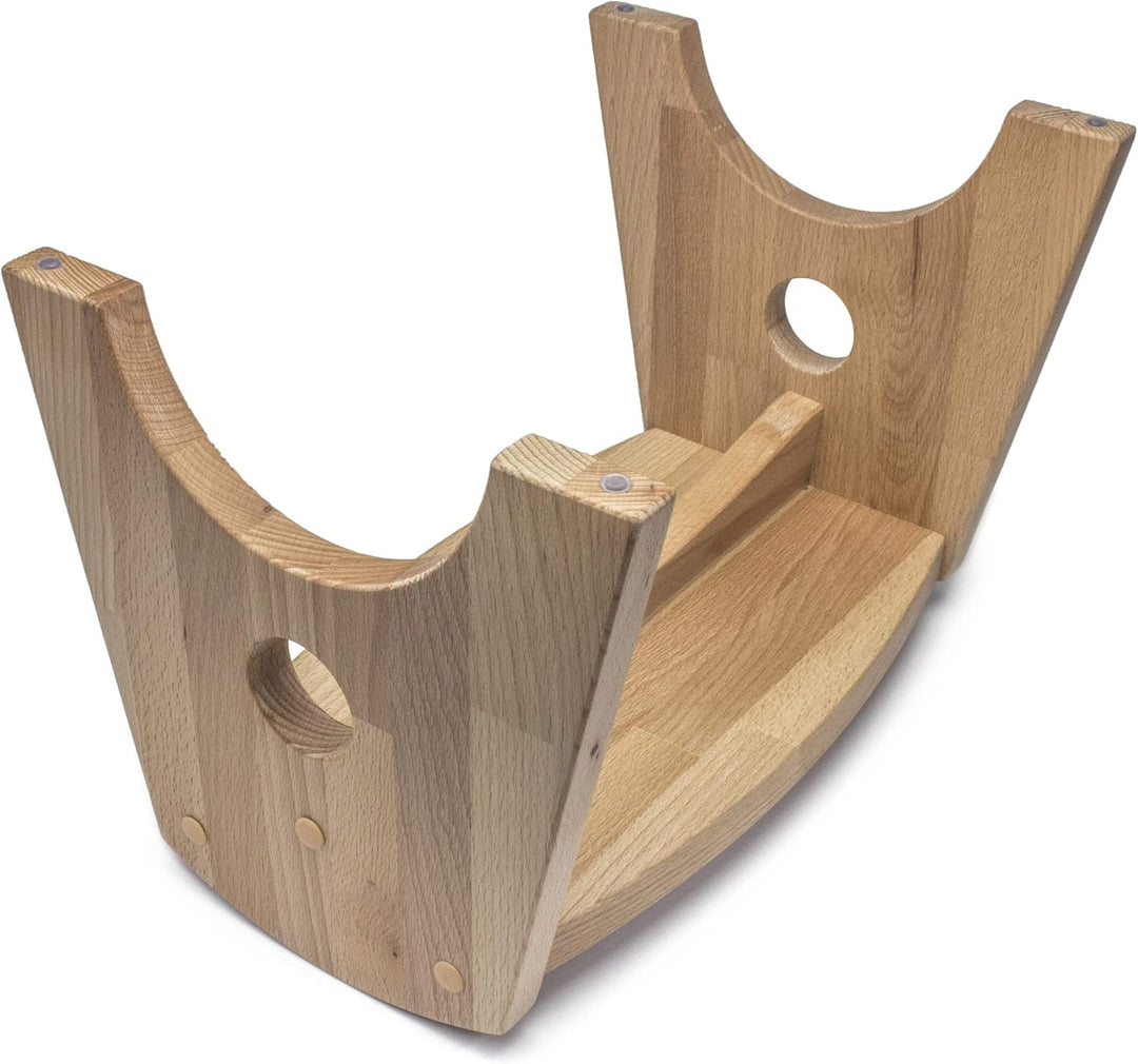 Schemel für Kinder aus Holz, Kleiner Kinderschemel, Holzhocker aus Massivholz, Sitzhöhe 20cm ohne Gr