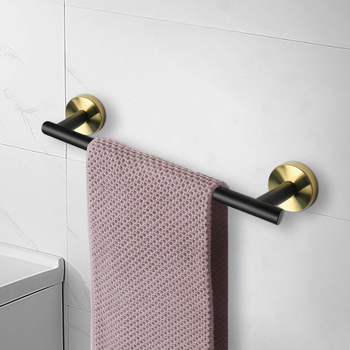NearMoon Badezimmer-Handtuchstange, Badzubehör, dicker Edelstahl-Duschtuchhalter für Badezimmer, Han