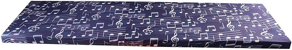 Qees, Tastatur-Abdeckung für digitales/elektrisches Klavier mit 61/88 Tasten, dehnbare Tastatur-Stau