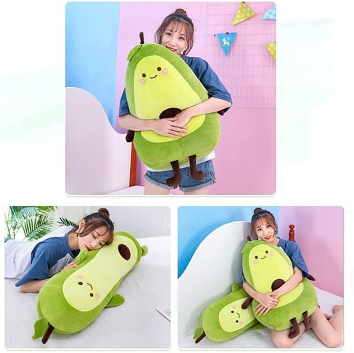 Tikwisdom Avocado, Alligatorbirne, grüne Avocado, Simulation Avocado, Plüschtier, Puppenschlafkissen