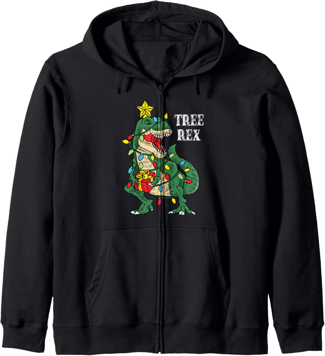 Christmas Dinosaur Tree Rex Funny Xmas Gifts For Kids Kapuzenjacke
