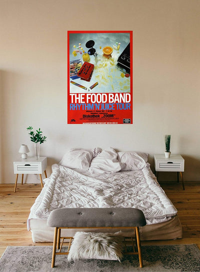 The Food Band - Rhythm N Juice, 1981 » Konzertplakat/Premium Poster | Live Konzert Veranstaltung | D