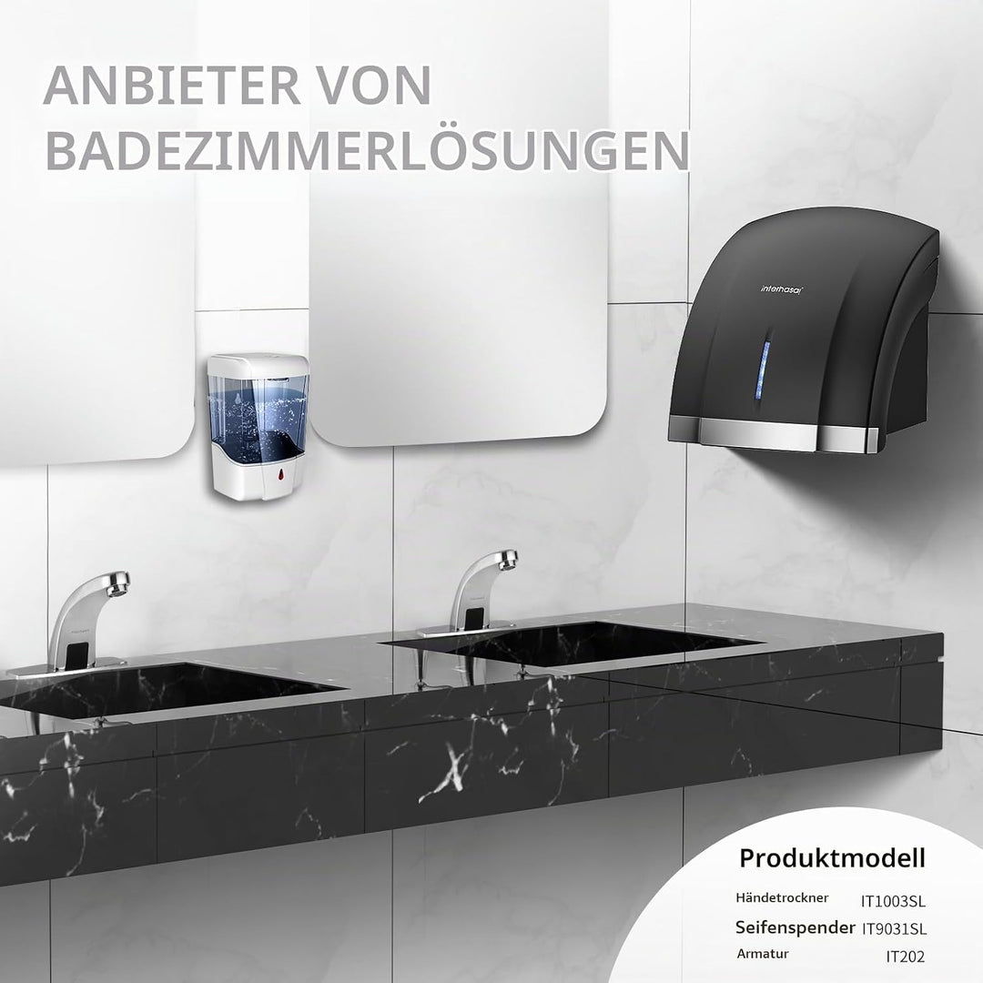 interhasa! Automatische Händetrockner Mit Elektrischer Heizung Für Zu Hause 1800W Energiesparender E