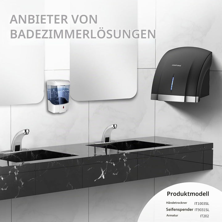 interhasa! Automatische Händetrockner Mit Elektrischer Heizung Für Zu Hause 1800W Energiesparender E
