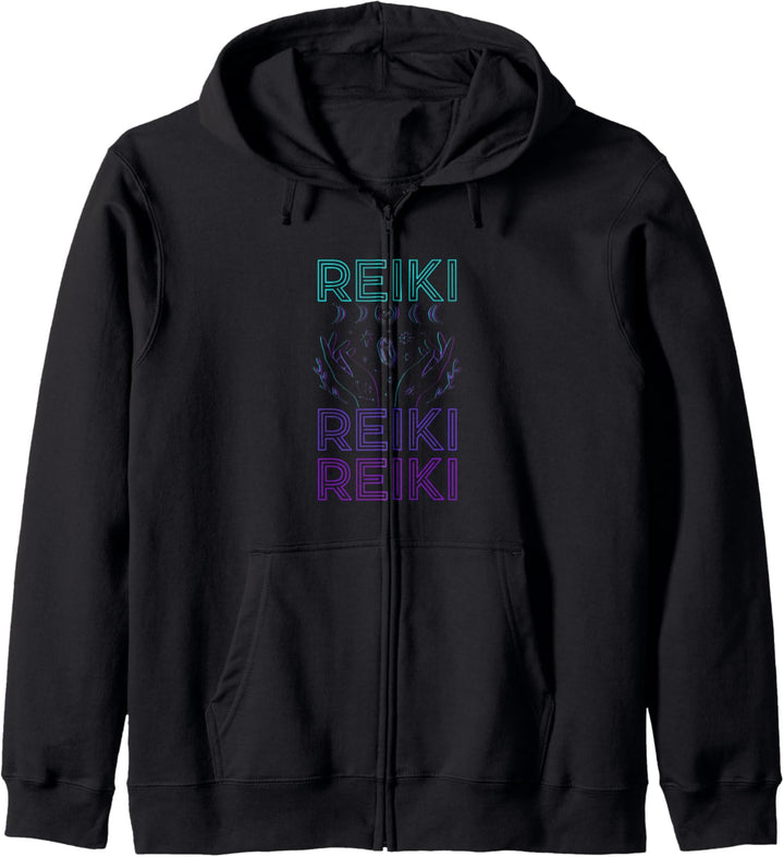 Reiki Healer Spirituelle Heilung Ganzheitlicher Heiler Retro Kapuzenjacke