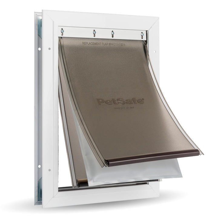 PetSafe Aluminium-Haustiertür für extremes Wetter, Mit zusätzlicher Isolierung, Für Haustiere bis 10