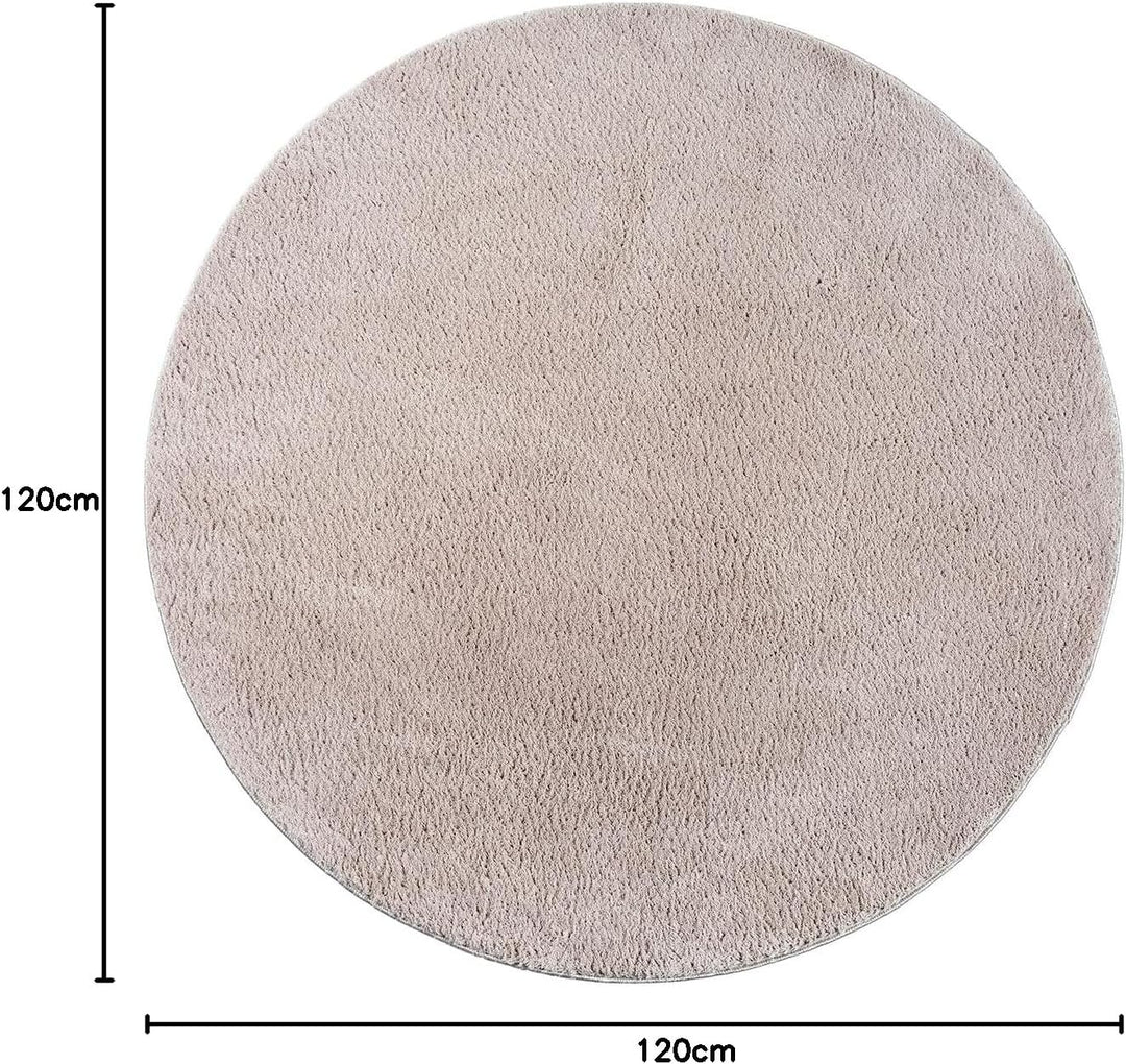 the carpet Relax – Superweiches Badezimmerteppich, Flauschige Badematte in Felloptik, rutschfest & W